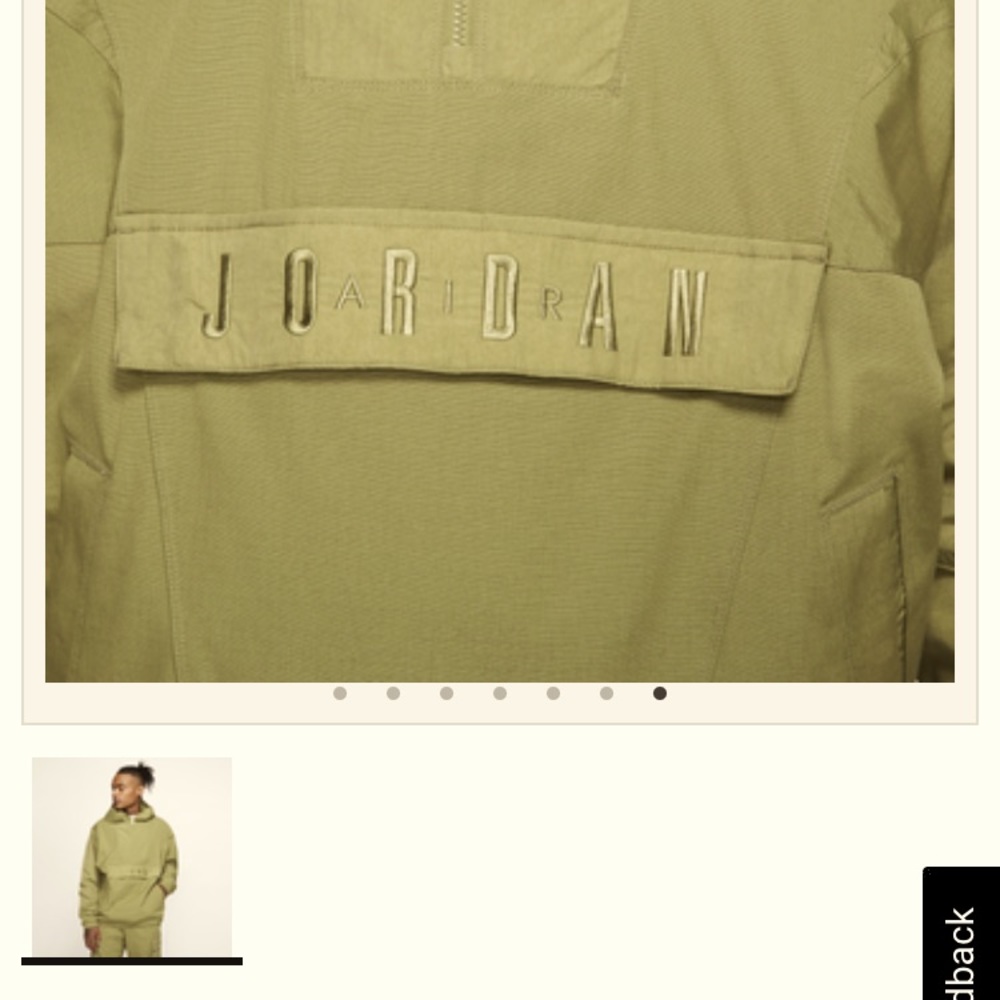 Jordan Thermal Jacket sz M retro hoodie